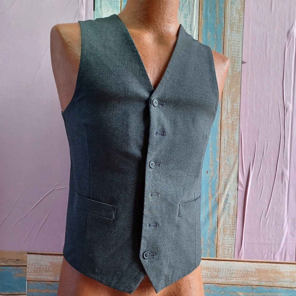 Men's Gray Vest